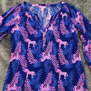 EUC Lilly Pulitzer Teigen Top in Dazzle